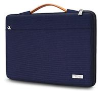 TECOOL Protective Laptop Sleeve 14 Inch Laptop Case for 14" Lenovo Thinkpad IdeaPad HP Dell Acer Notebook, MacBook Air 15 M3 M2 A3114 A2941 2023-2024 Waterproof Computer case Laptop Bag,Dark Blue