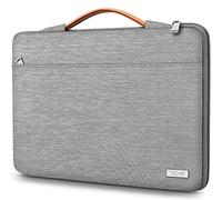 TECOOL Protective Laptop Sleeve 14 Inch Laptop Case for 14" Lenovo Thinkpad IdeaPad HP Dell Acer Notebook, MacBook Air 15 M3 M2 A3114 A2941 2023-2024 Waterproof Computer case Laptop Bag,Grey