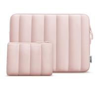TECOOL Puffy 13 13.3 Inch Laptop Sleeve Macbook Case for MacBook Air 13 M5 M4 M3 M2 M1 2026-2018, 13" Macbook Neo,MacBook Pro 13/14 M5 M4 M3 M2 2026-2016,13.3 Splash-Resistant Protective Case, Pink