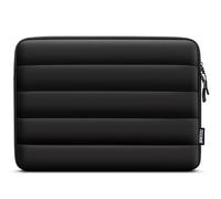 TECOOL Puffy 15.6 16 inch Laptop Case Sleeve for 15 15.6" Lenovo Thinkpad ideapad HP Pavilion Acer Dell Asus Vivobook, 16" Dell Lenovo HP ASUS, MacBook Pro 16 M5 M4 M3 M2 M1 Protective Case, Black