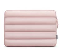 TECOOL Puffy 15.6 inch Laptop Sleeve, Protective Laptop Case 15 inch For 15-15.6” Lenovo Thinkpad ideapad HP Pavilion Acer Dell Asus Vivobook,MacBook Pro 16 M3 M2 Water-resistant Computer Case,Pink