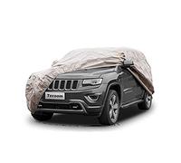 Tecoom Thick Shell Super Breathable Waterproof Windproof Snow Sun Rain UV Protective Outdoor All Weather SUV Cover Fit 211-220 inches Full-Size SUV