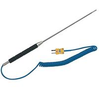 TECPEL TPK-03 Thermocouple Probe 20cm Length Sensor with 10cm Handle, Type K, -50~800°C (-58~1,472°F)