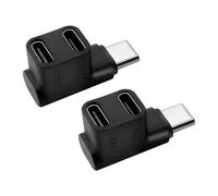 TECPHILE Type-C Male to Dual Type-C Female Adapter: Up to 10Gbps Transfer, 100W Power Delivery, USB 2.0 & 3.1, Sturdy ABS Build, Compact & Lightweight (2)