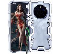 TECSHINE Case for HONOR Magic7 Pro, Magic 7 Pro Metal Border Cellphone Cover, Mobile Phone Shell -Silvery