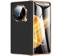 TECSHINE Cellphone Leather Case for HONOR Magic V3, Hinged Cover for Magic V 3 Phone, Mobile Phone Shell, Support Frame, Leather Holster