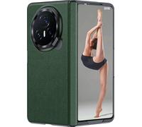 TECSHINE Mobile Phone Leather Case for Honor Magic V3, Hinged Cover for Honor Magic V 3 Phone, Bracket, Cellphone Shell, Support Frame, Leather Holster