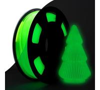 Tecsonar 3D Printer Filament PLA Glow in The Dark Filament PLA 1.75mm 250g, 3D Printing Luminous Filament 1.75mm Dimensional Accuracy +/- 0.02 mm, Fit Most FDM 3D Printers