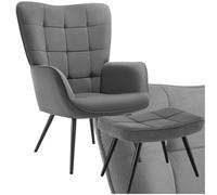 Armchair Accent Chair High Ergonomic Backrest Thick Padding TV Dining Reading