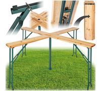 Wooden Quattro Folding Garden High Table Beer Bar Pub Party BBQ for 20 Persons