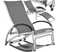 Tectake Sun Lounger Avignon - 2 in 1 functions, adjustable backrest