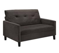 tectake 2 Seater Sofa Viborg With Spring Core Seat Cushions, 300 Kg Load Capacity in Grey TECTAKE Grey