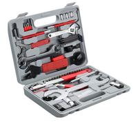 tectake® 50-Piece Bike Tool Kit for Maintenance & Repairs, Versatile Hard-Shell Tool Box Set in Robust Steel, Suitable for Standard Bike Types, Lightweight & Portable Bicycle Repair Kit with Handle