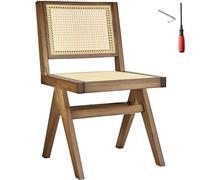 tectake Accent Chair Lizzy Per Piece - Light Oak | Size: 1 Pack TECTAKE Light Oak 1 Pack