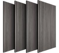 tectake Acoustic Wall Panels - Light Gray Oak in Light Grey TECTAKE Light Grey