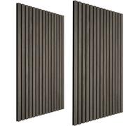 tectake Acoustic Wall Panels - Oak Gray in Grey TECTAKE Grey