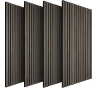 tectake Acoustic Wall Panels - Oak Gray in Grey TECTAKE Grey