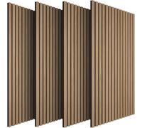 tectake Acoustic Wall Panels Sonic in Natural TECTAKE Natural