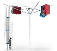 Tectake Aluminum Clothes Drying Rack - Grey