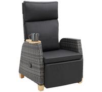 Garden Chair Furniture Outdoor Home Dining Rattan Wooden Storage Recline Cushion