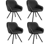 Tectake Snug Armchair Black, Black