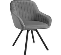 Tectake Snug Armchair Grey, Grey
