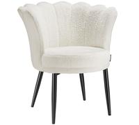 tectake Armchair Stella in Cream | Size: 1 Pack TECTAKE Cream 1 Pack