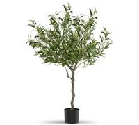 Tectake Artificial Plant - Olive Tree, Realistic Look, Low-Maintenance 120 Cm