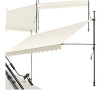 tectake Awning in Beige | Size: Large TECTAKE Beige Large