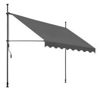Awning Retractable Canopy Garden Weather Protection Sun Shade Roof Easy Install
