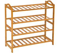 TecTake Bamboo shoe rack storage stand - different models - (67,5x26x68cm | No. 401652)