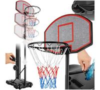 Mobile Basketball Hoop Portable Streetball Board Sport Game Net Backboard Wheels
