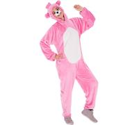 Bear Costume Man Woman Halloween Fancy Dress Outfit Carnival - different colours