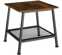 tectake Bedside table Bedford - bedside table, side table - Industrial wood dark, rustic