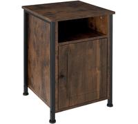 tectake Bedside Table Blackburn in Brown TECTAKE Brown