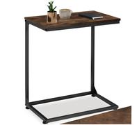 Tectake Bedside Table Cardiff - Industrial Style, 55.5 X 35 X 67 Cm - Industrial Wood Dark, Rustic