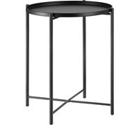 tectake Bedside Table Chester in Black TECTAKE Black