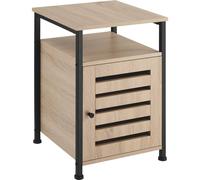 tectake Bedside Table Cork in Light Oak TECTAKE Light Oak