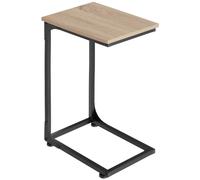 tectake Bedside Table Erie - Industrial Style, 40 X 30 X 63 Cm in Light Oak TECTAKE Light Oak 40 X 30 X 63 Cm