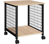 tectake Bedside Table Gary in Light Brown TECTAKE Light Brown