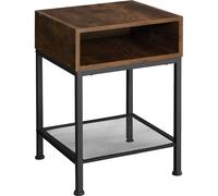 Bedside Table Harlow - Industrial Dark