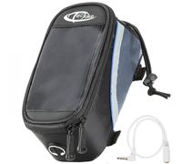 tectake Bicycle Bag - Black/Grey/Blue TECTAKE Multicolor