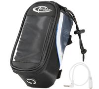 tectake Bicycle Bag - Black/Grey/Blue TECTAKE Multicolor