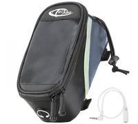 tectake Bicycle Bag - Black/Grey/Green TECTAKE Multicolor