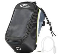 tectake Bicycle Bag - Black/Grey/Green TECTAKE Multicolor