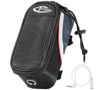 tectake Bicycle Bag - Black/Grey/Red TECTAKE Multicolor