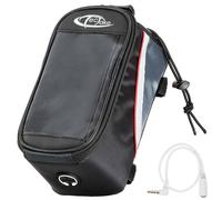 tectake Bicycle Bag - Black/Grey/Red TECTAKE Multicolor