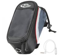tectake Bicycle Bag - Black/Grey/Red TECTAKE Multicolor