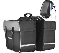 tectake Bicycle Bag Set Georg & Bicycle Frame Bag - Black/Blue TECTAKE Multicolor
