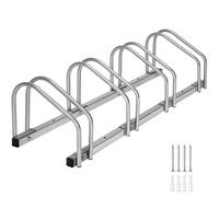 Tectake Bike Rack Silver, Silver